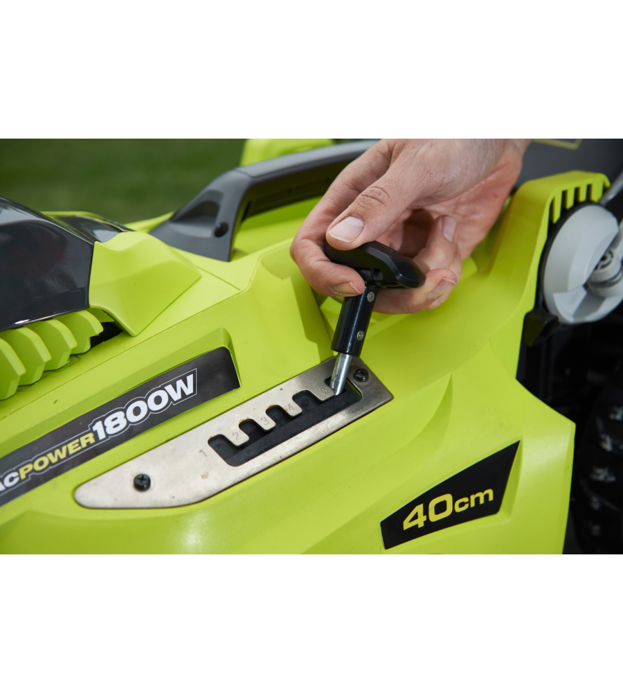 TAGLIAERBA ELETTRICO RYOBI RLM18E40H  TAGLIO 40CM 1800W