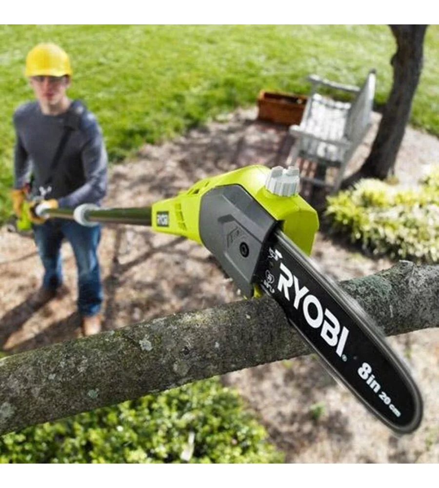 POTATORE A CATENA TELESCOPICO ELETTRICO RYOBI "RPP750S" BARRA 20 CM 750 W