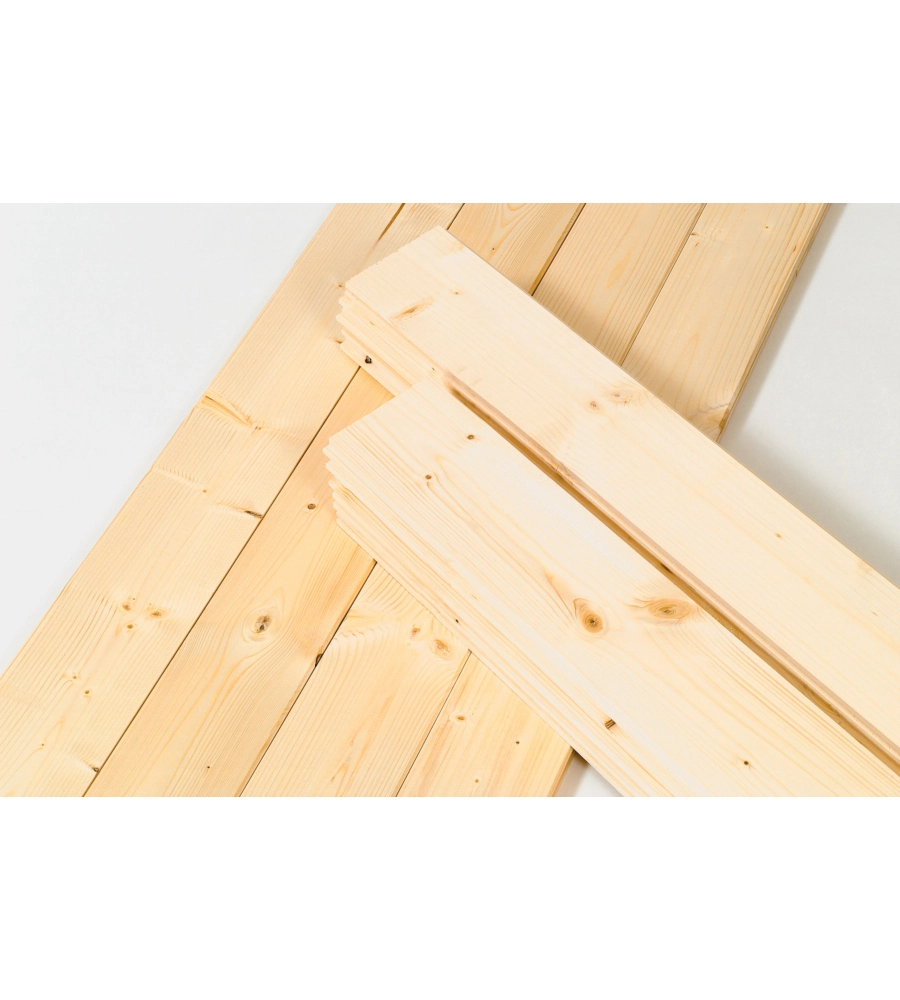 CONFEZIONE DA 5 LISTONI DOPPIO USO IN ABETE, 20X120X2000 MM - PIRCHER