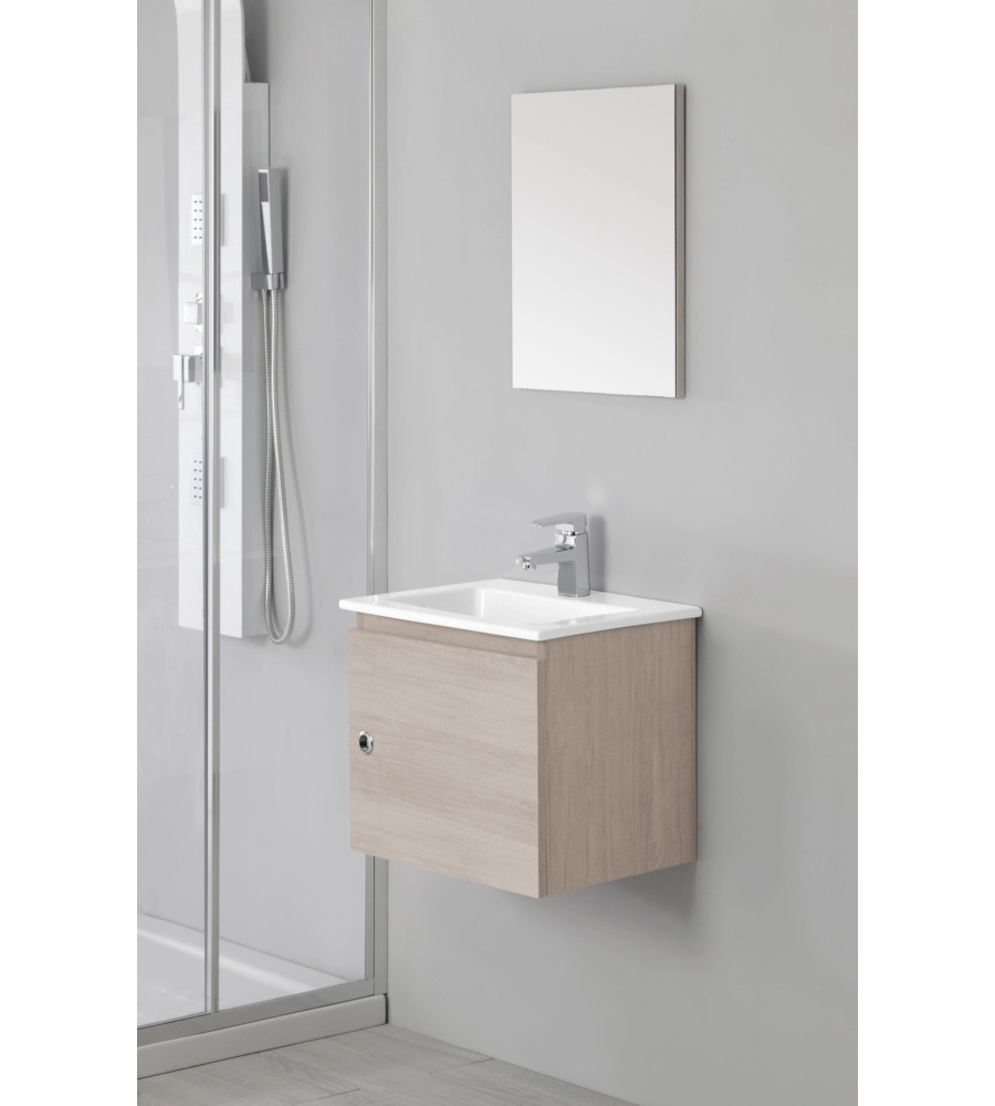 MOBILE BAGNO "PETIT" ROVERE CHIARO, 50X36X42 CM