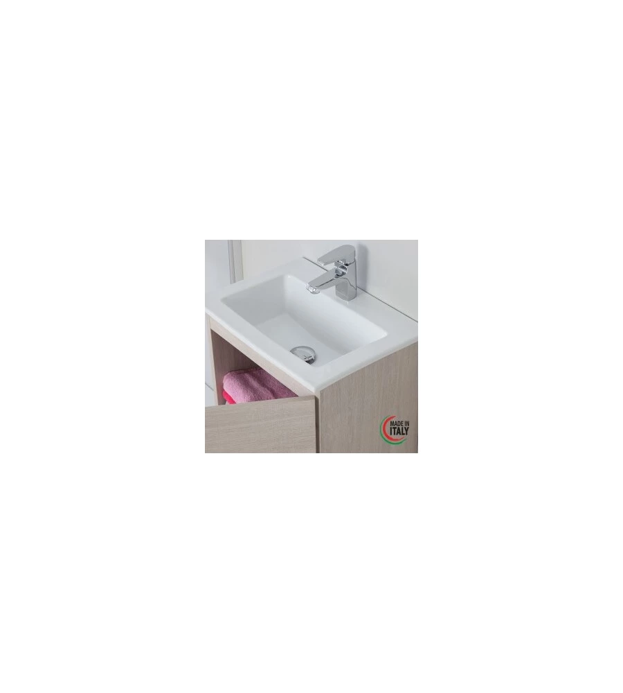 MOBILE BAGNO "PETIT" ROVERE CHIARO, 50X36X42 CM