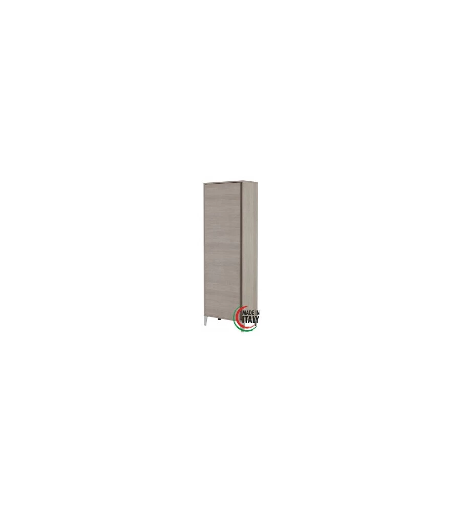 ARMADIO PORTASCOPE ROVERE CHIARO, 60X35X183CM