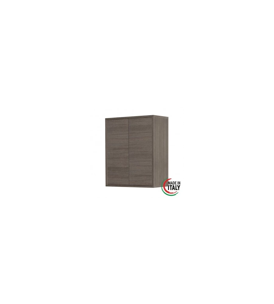 PENSILE 2 ANTE ROVERE SCURO, 60X72X30 CM