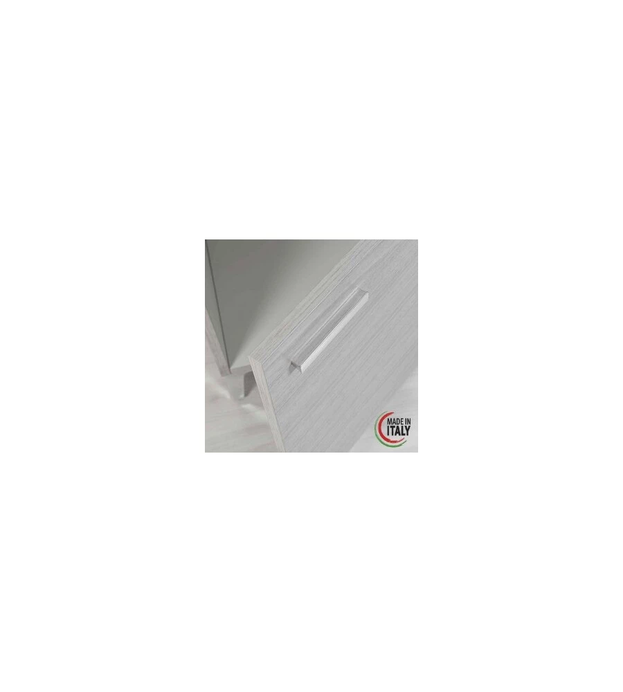 LAVATOIO "SLIM" ROVERE GRIGIO, 45X50X83 CM