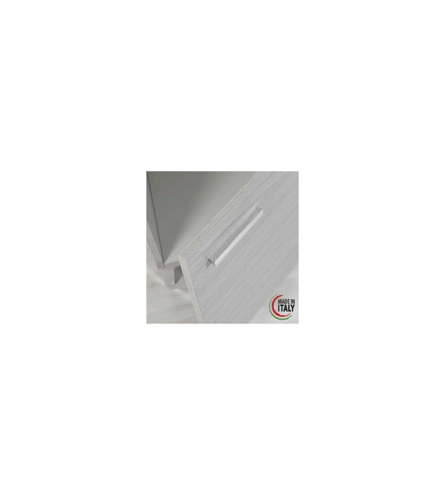 LAVATOIO "SLIM" ROVERE GRIGIO, 50X50X83 CM