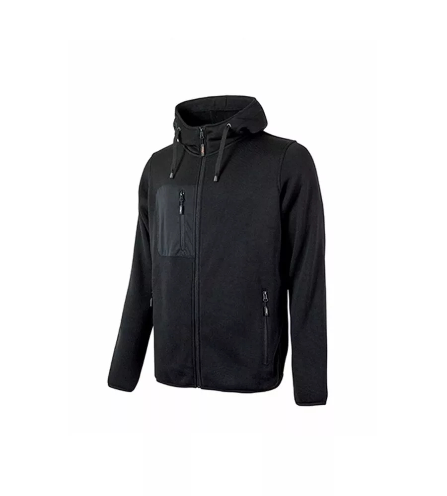FELPA DA LAVORO RAINBOW BLACK U-POWER - TAGLIA L