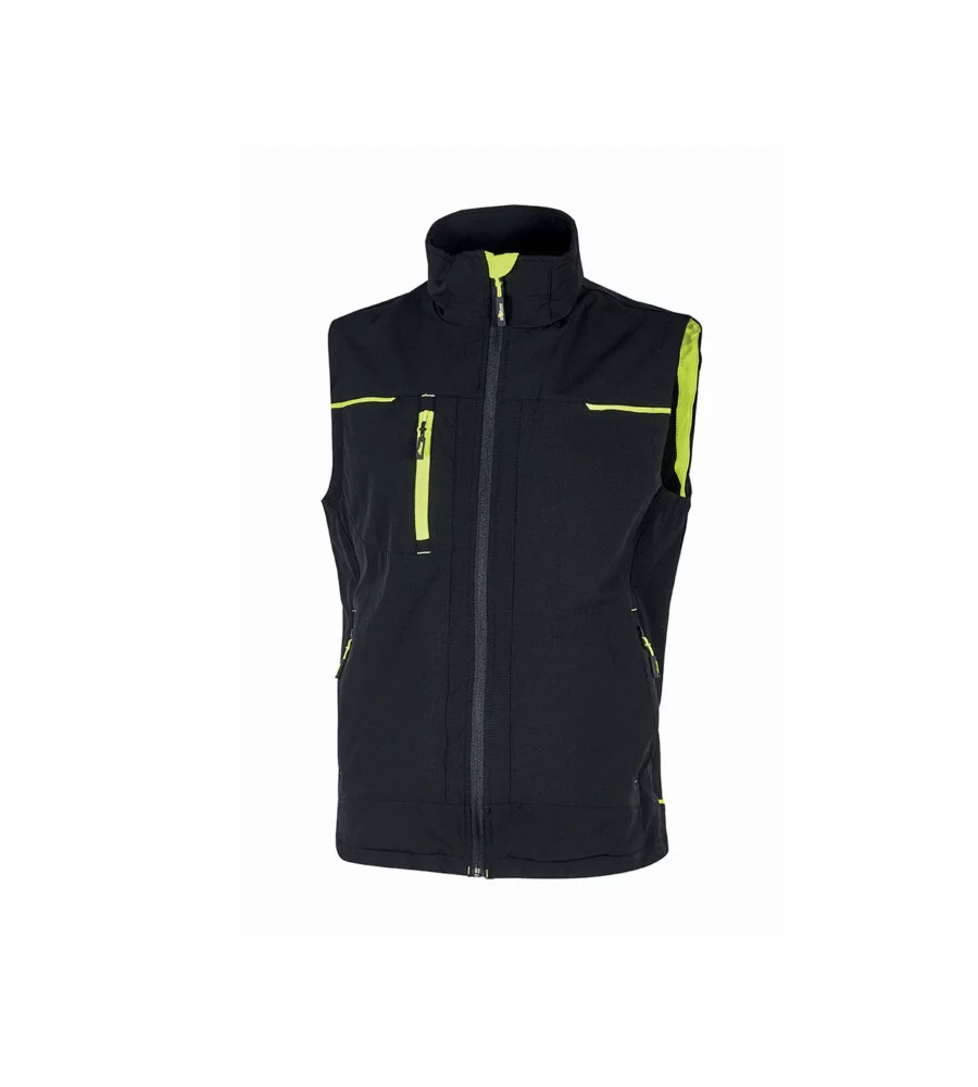 GILET DA LAVORO SATURN BLACK CARBON U-POWER - TAGLIA XL