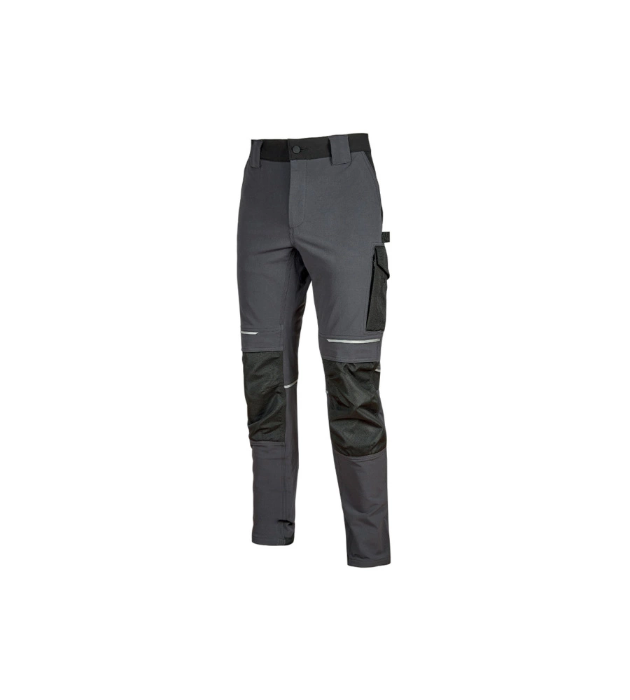 PANTALONE DA LAVORO ATOM ASPHALT GREY U-POWER - TAGLIA 2XL