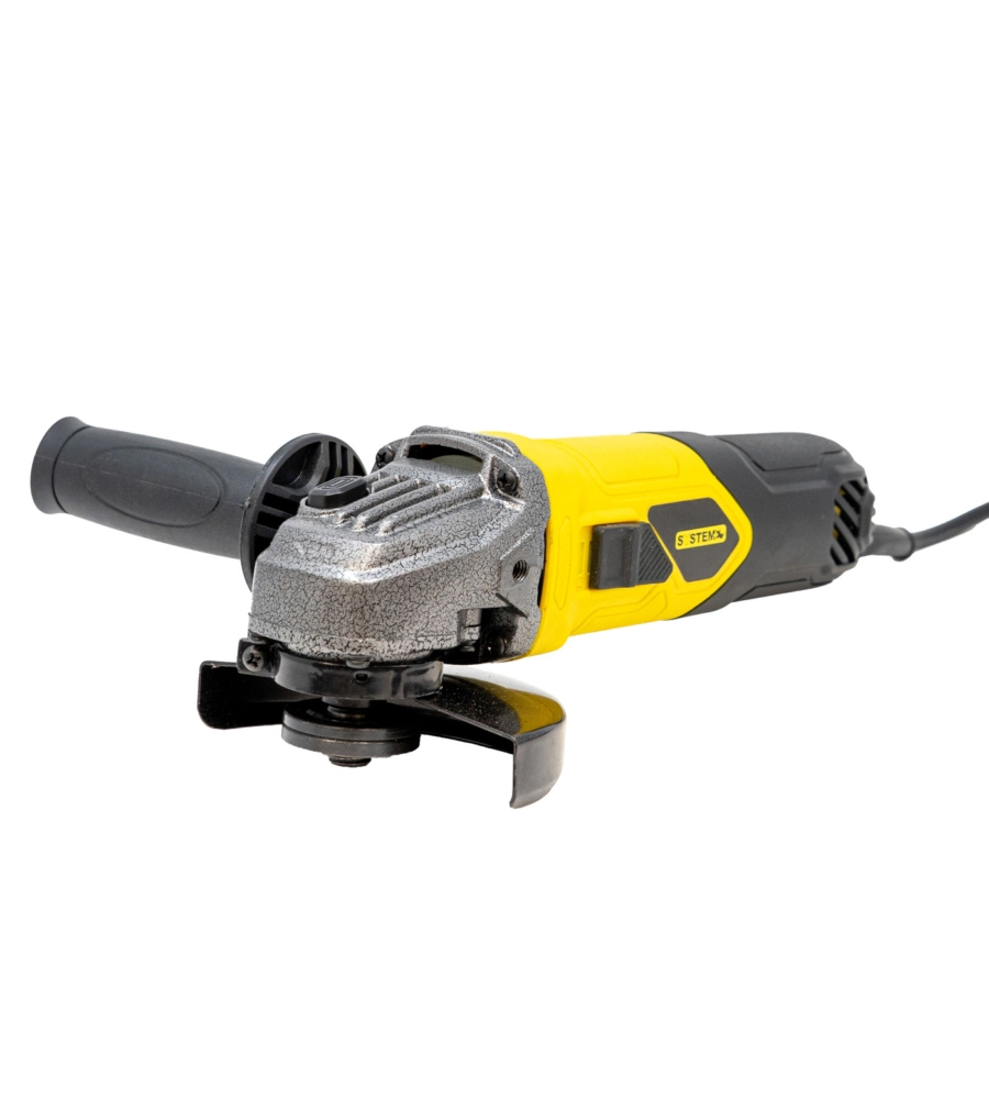 SMERIGLIATRICE ANGOLARE CON MOLA DA 115 MM POTENZA 900 WATT