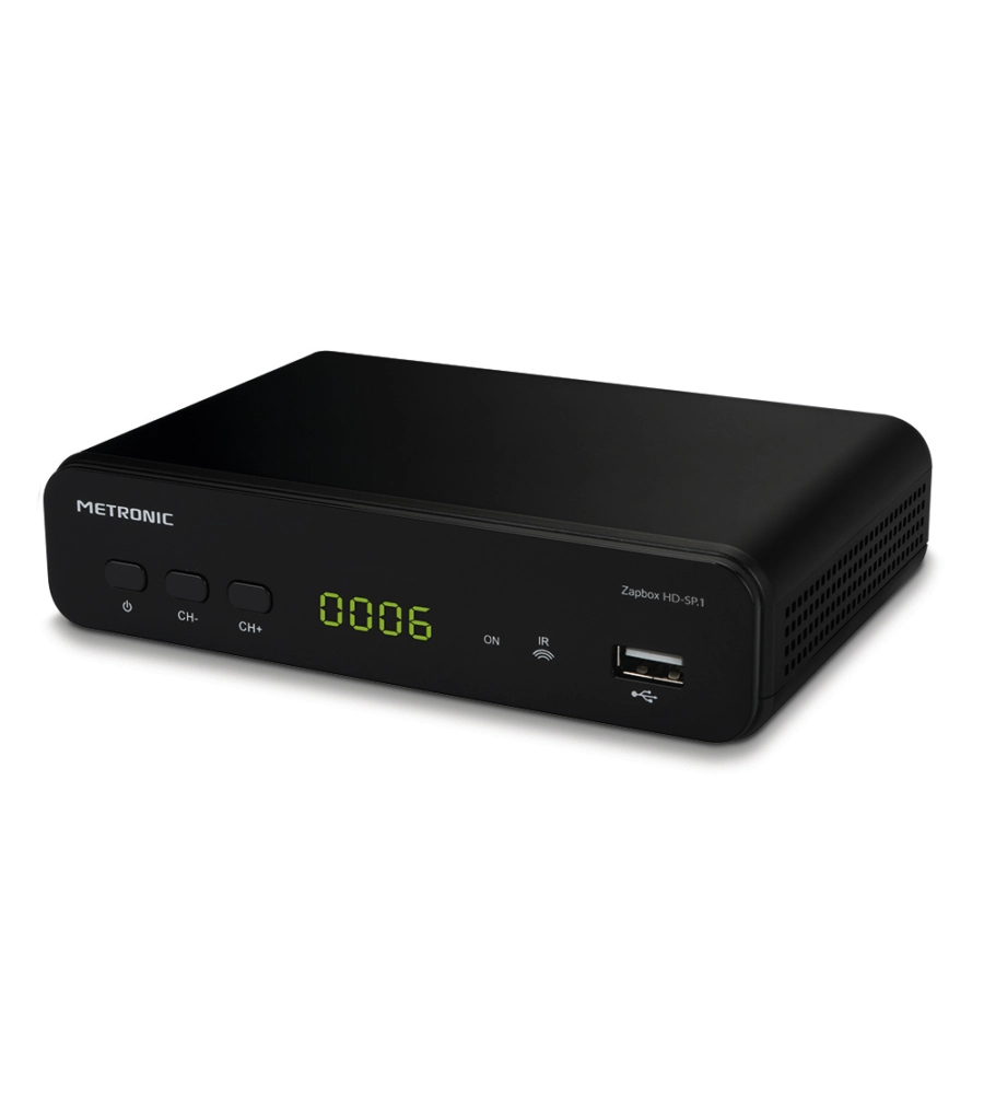 DECODER DIGITALE TERRESTRE ZAPBOX DVB-T2 HEVC HD-SP.1 - METRONIC