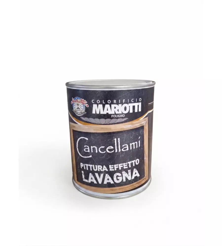 PITTURA ALL'ACQUA NERO OPACO 500 ML