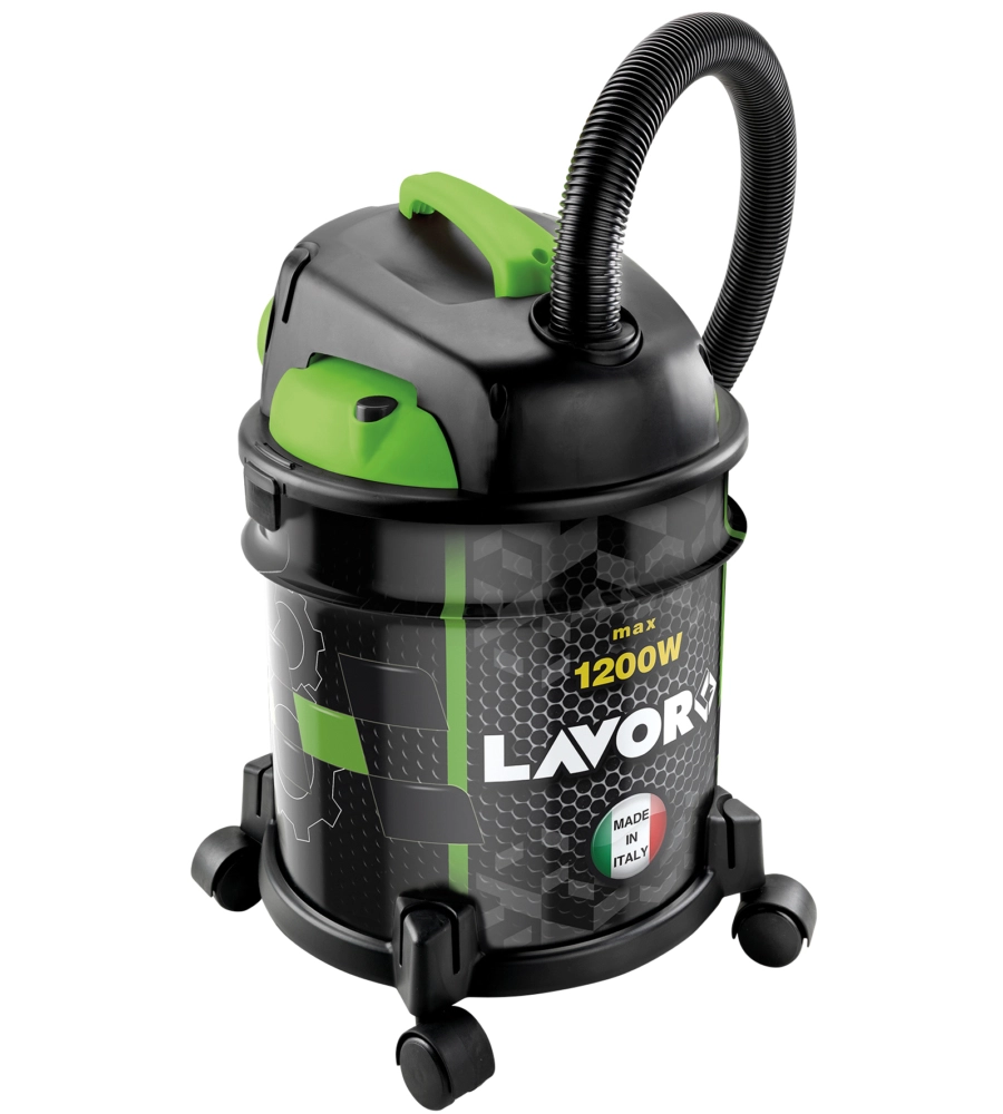 ASPIRATORE SOLIDI E LIQUIDI ELETTRICO LAVOR "RUDY 1200S" 1200W 20 LT 35 L/S