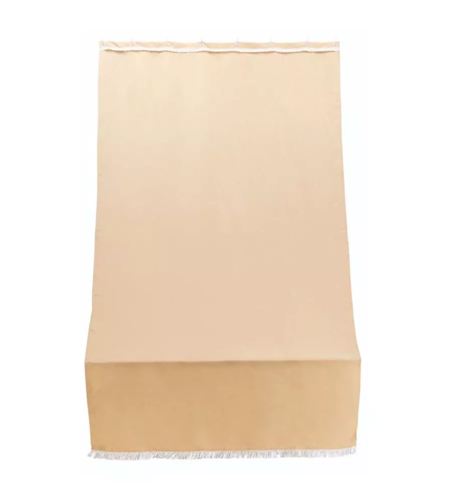 TENDA DA SOLE CON ANELLI PER PORTA ESSENZA BEIGE H 300 X 140 CM