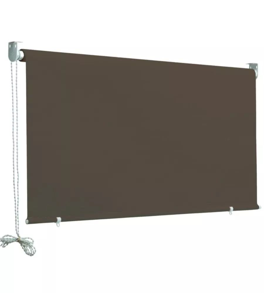 TENDA DA SOLE CON CATENELLA ESSENZA MARRONE H 250X150 CM