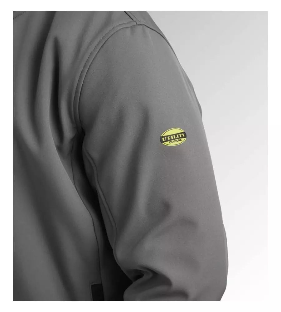 DIADORA GIACCA DA LAVORO SOFTSHELL LEVEL LITEWORK GRIGIO, TG. M