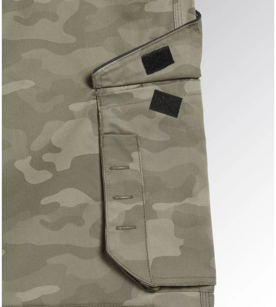 DIADORA PANTALONE DA LAVORO PANT ROCK CAMO PERFORMANCE GRIGIO CAMOUFLAGE, TG. L