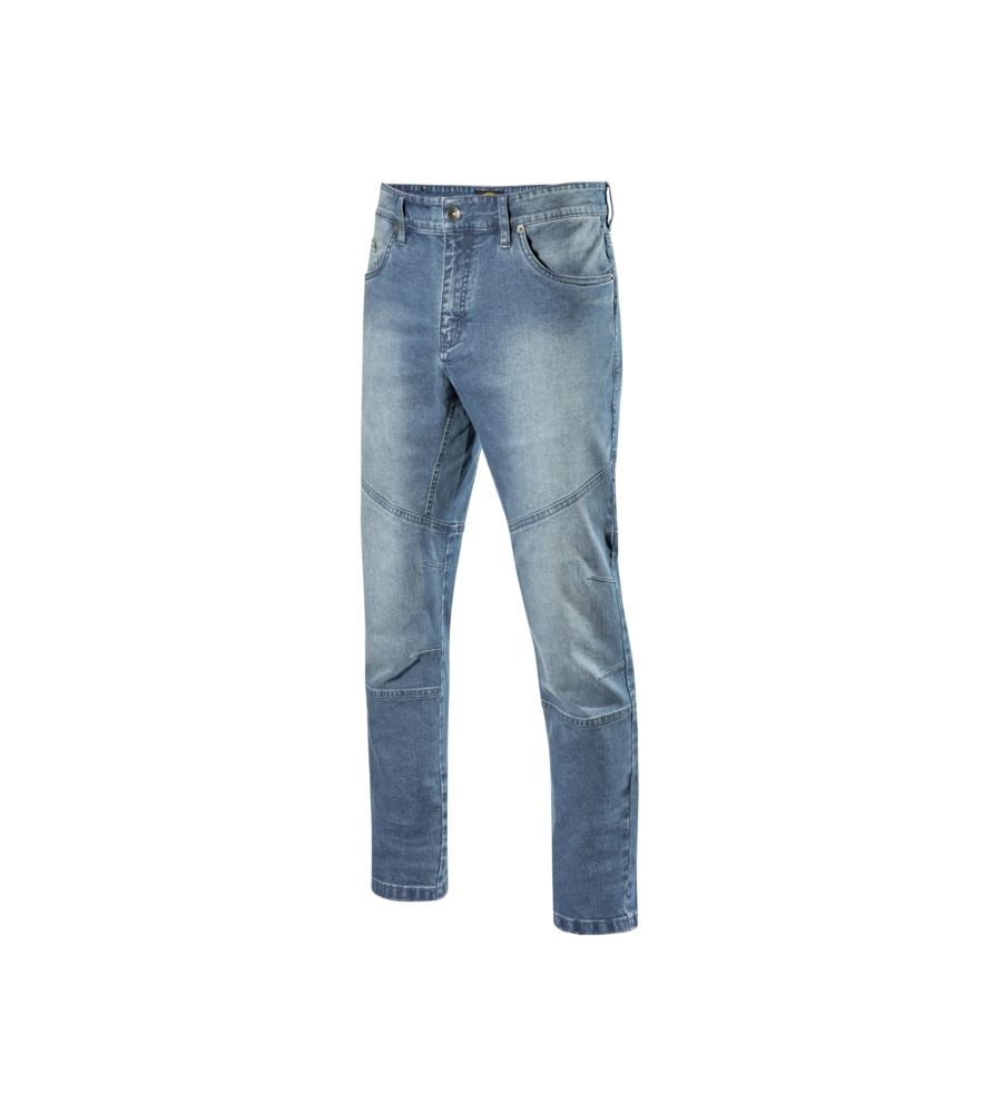 DIADORA PANTALONI DA LAVORO STONE 6PKT BLU, TG. 34
