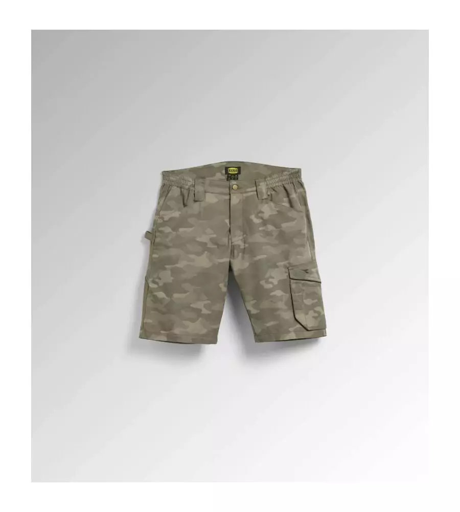 DIADORA BERMUDA DA LAVORO POLY CAMO GRIGIO CAMOUFLAGE, TG. M