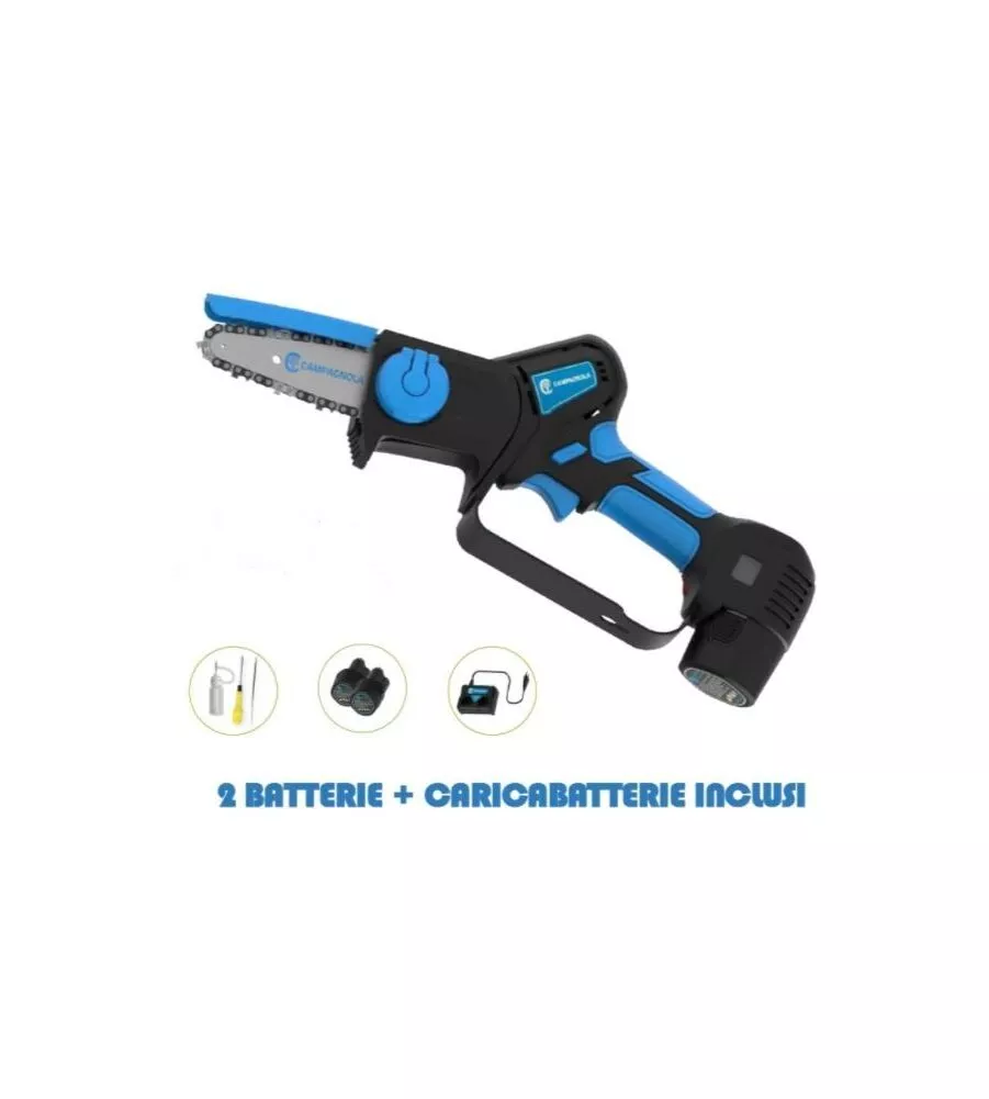 POTATORE A CATENA A BATTERIA CAMPAGNOLA "T-CAT" BARRA 10 CM 2 BATTERIE 12,6V 2,5AH
