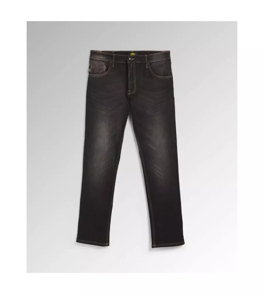 DIADORA PANTALONI DA LAVORO STONE 5 PKT BLACK, TG 38