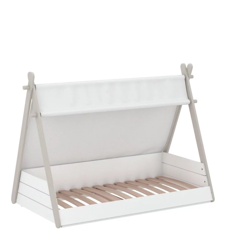 LETTO SINGOLO PER BAMBINI A TENDA 95,6X159,5X107,7 CM