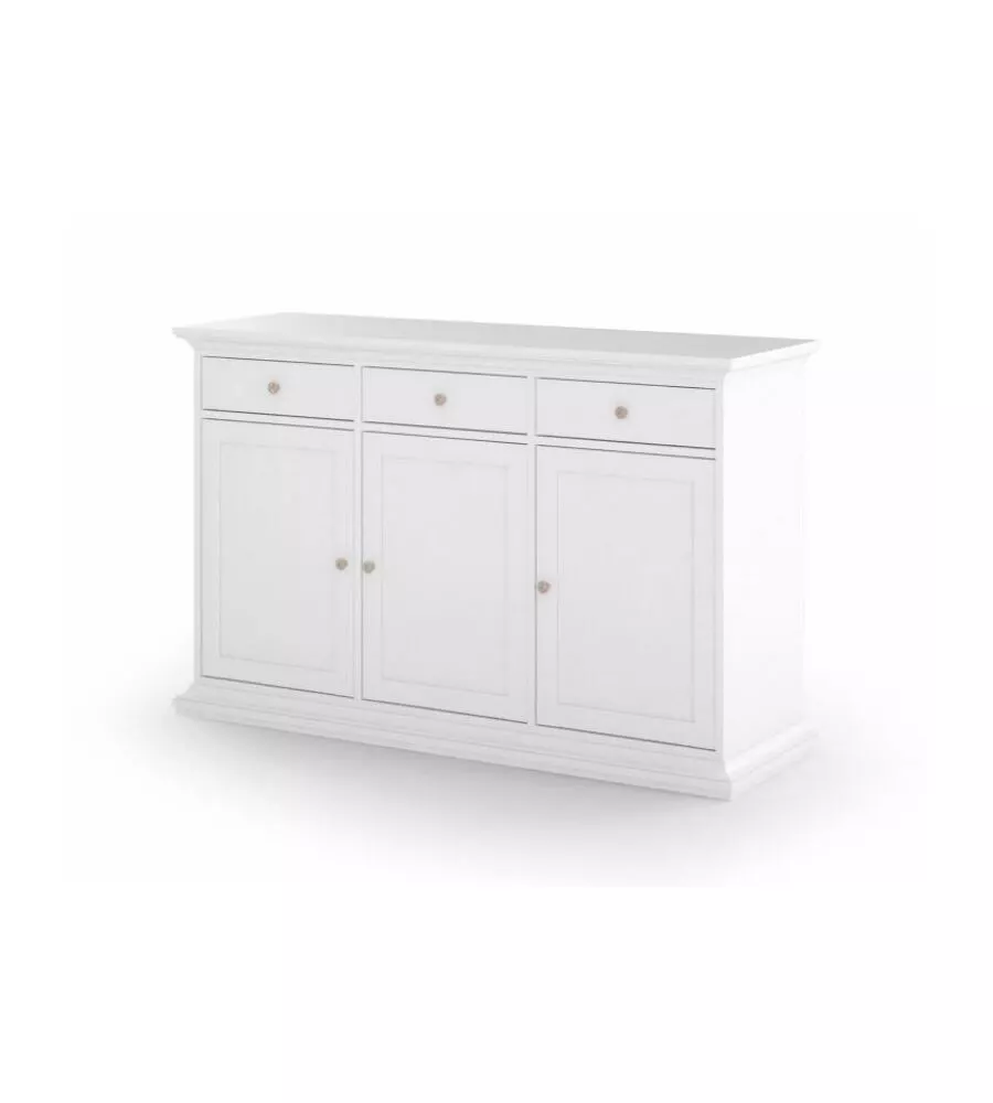 BUFFET "PARIS" CON 3 CASSETTI E 3 ANTE, 143,7X91,7X46,1 CM