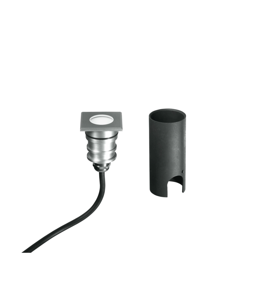 FARETTO AD INCASSO CALPESTABILE "IMPACT" LUCE CALDA, 45X45 MM