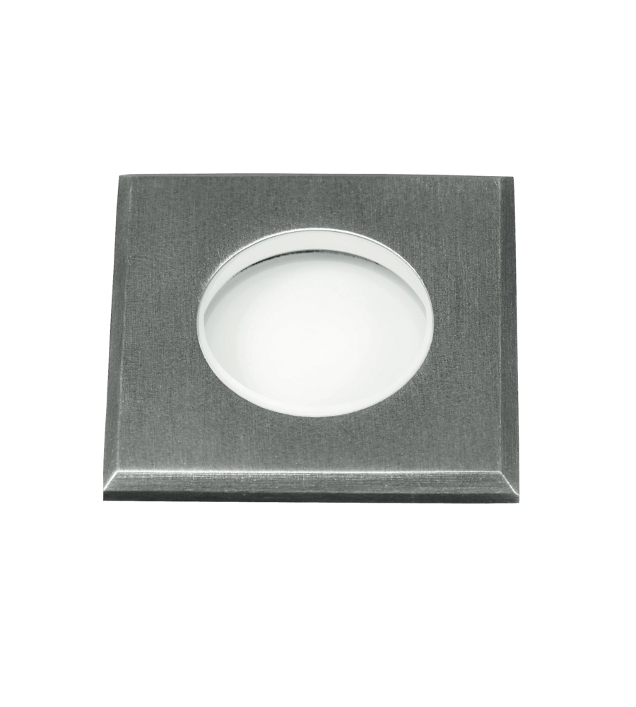 FARETTO AD INCASSO CALPESTABILE "IMPACT" LUCE CALDA, 45X45 MM