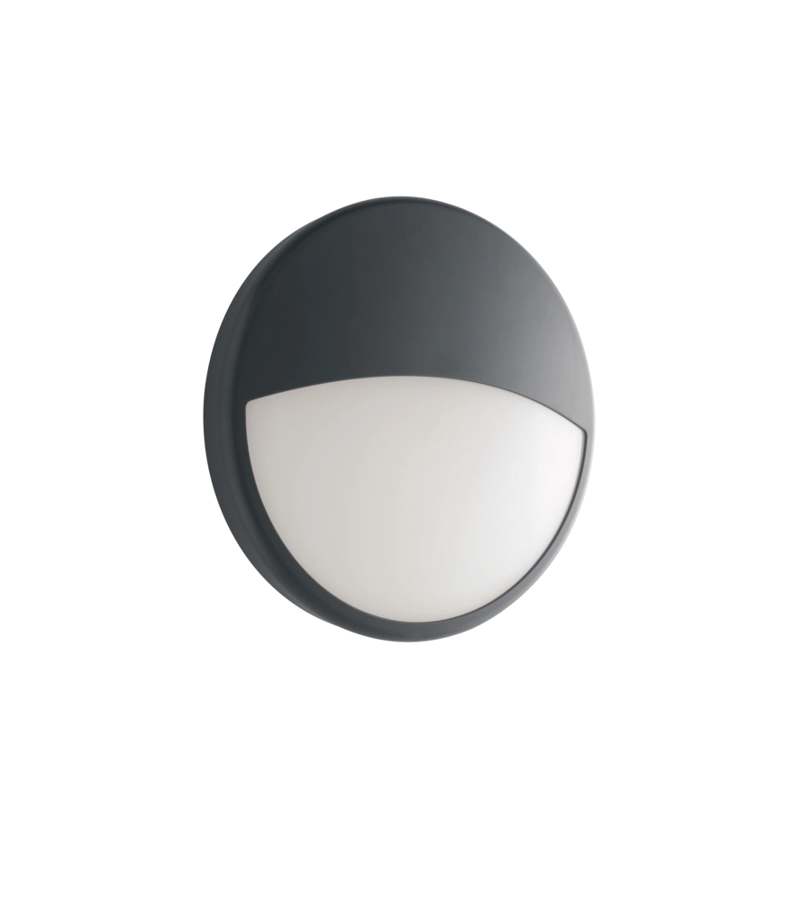 PLAFONIERA LED "EVER" ANTRACITE 1600 LM, Ø 30 CM