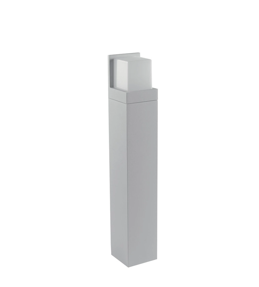 PALETTO LED "NISMO" ALLUMINIO BIANCO 560LM, H60 CM