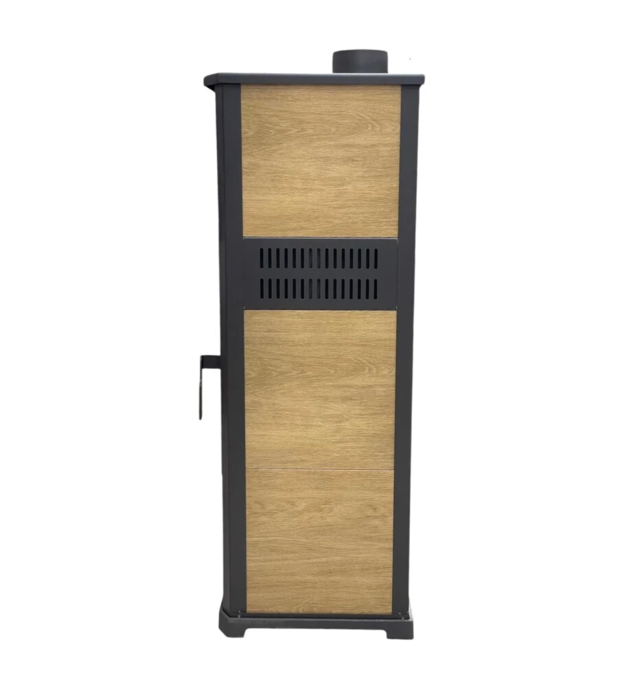 STUFA A LEGNA CON FORNO IGNIP "ROMA" EFFETTO LEGNO 12 KW