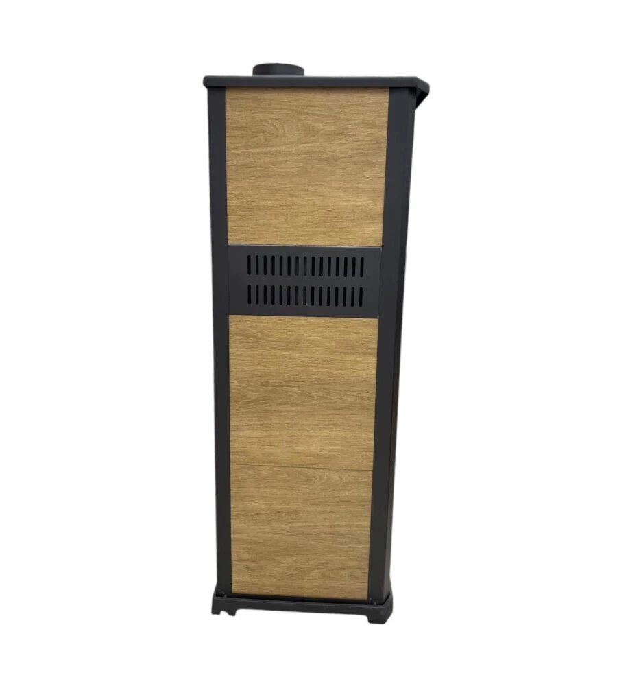 STUFA A LEGNA CON FORNO IGNIP "ROMA" EFFETTO LEGNO 12 KW