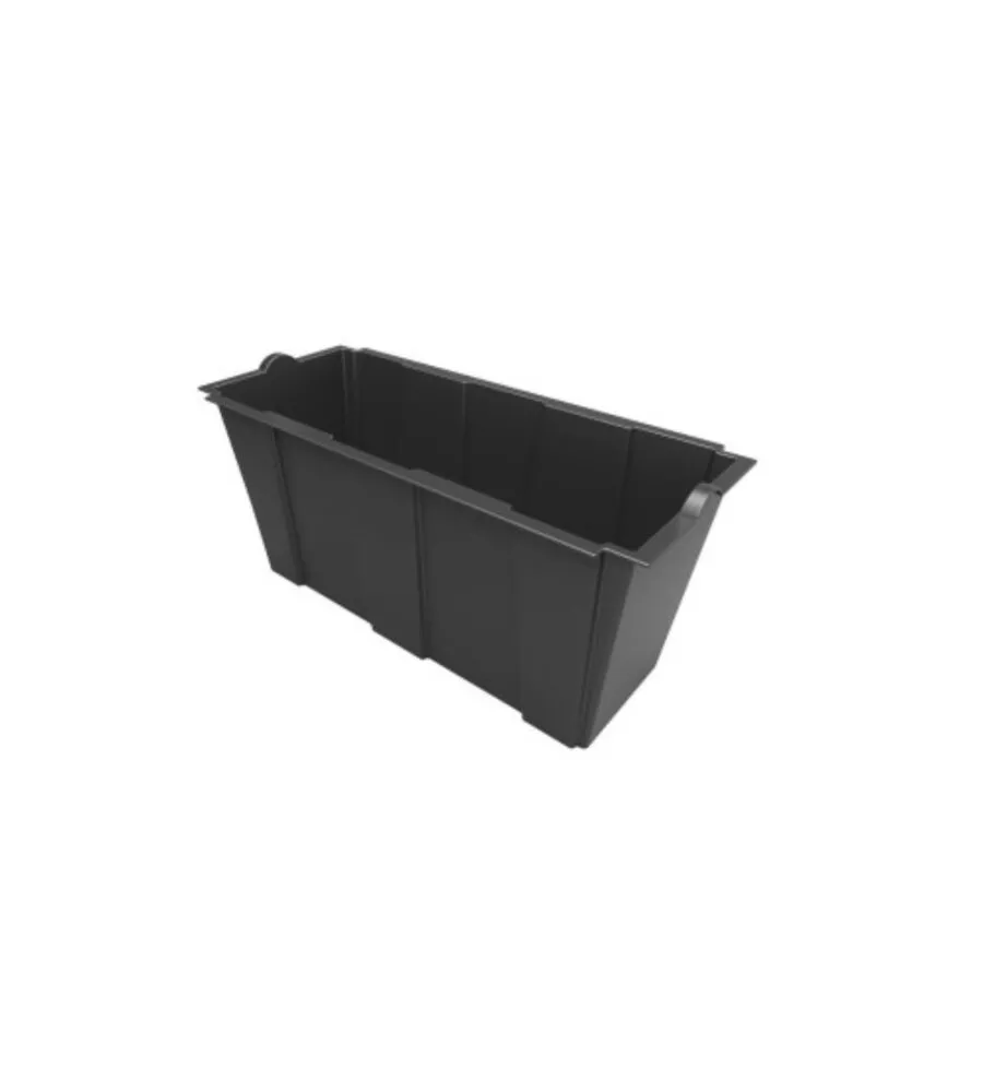 Vaso per fioriera da esterno Bama "Separe" nero 79x35x37 cm