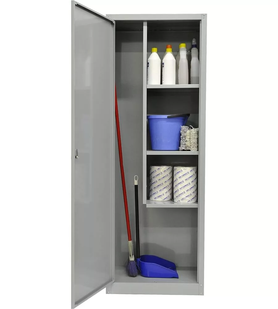 ARMADIO PORTASCOPE IN METALLO GRIMA, 60X40X167 CM