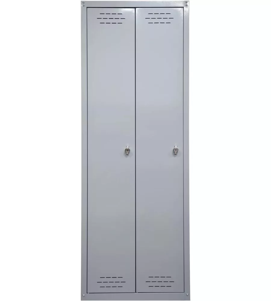 ARMADIO SPOGLIATOIO IN METALLO GRIMA 2 ANTE, 60X40X167 CM