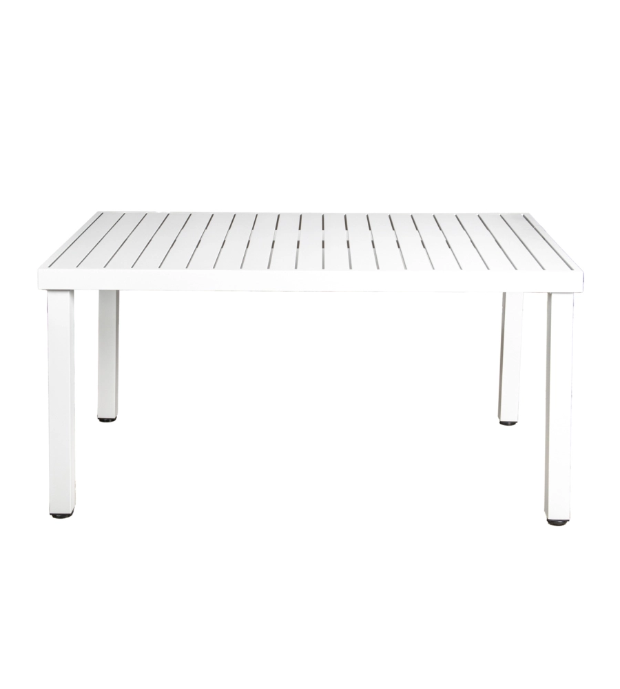 TAVOLO DA ESTERNO EUROGARDEN IN ALLUMINIO GRIGIO CHIARO 152X90X75 CM