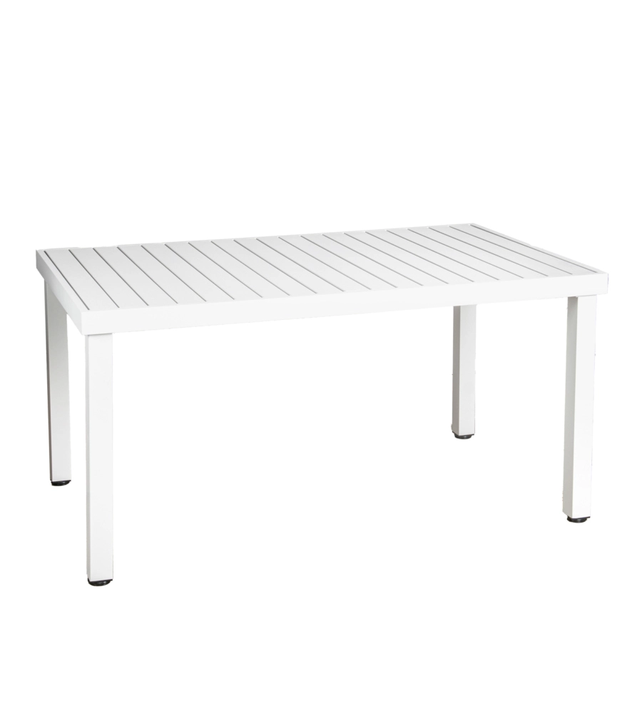 TAVOLO DA ESTERNO EUROGARDEN IN ALLUMINIO GRIGIO CHIARO 152X90X75 CM