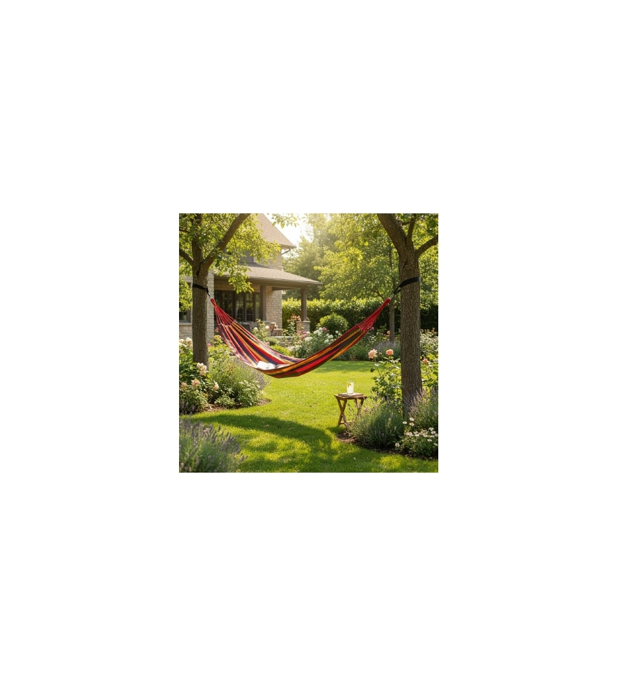 AMACA DA ESTERNO EUROGARDEN IN COTONE E POLIESTERE FANTASIE ASSORTITE 200X80 CM