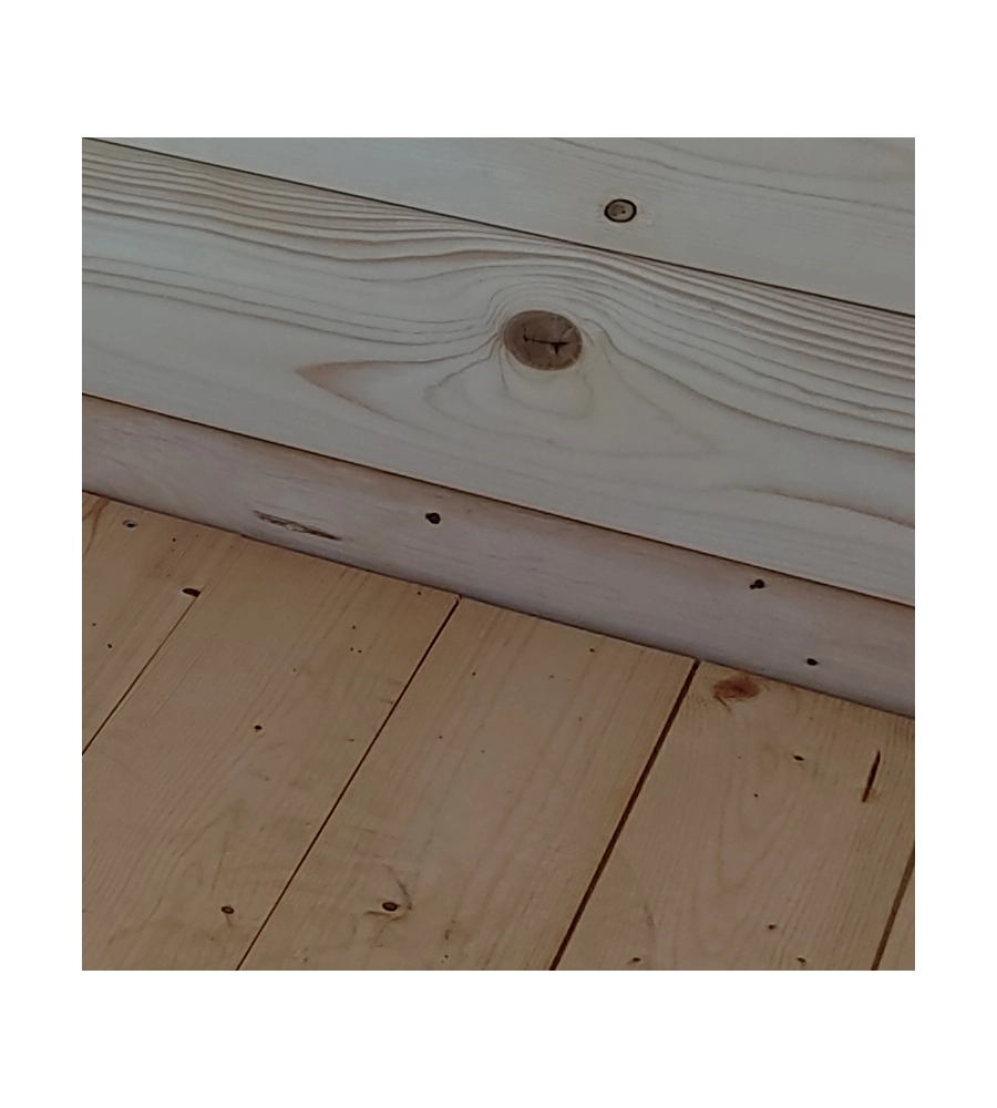 CASETTA IN LEGNO DA GIARDINO ALCE "OPERA" IN ABETE 249x249x207 CM