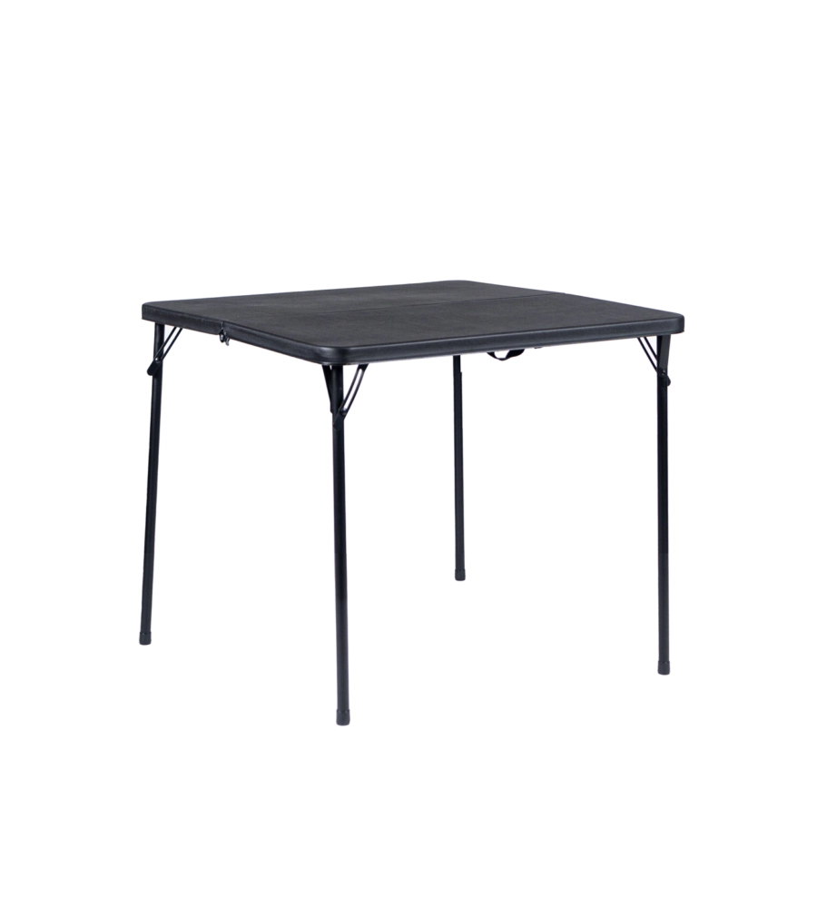 SET DA CAMPEGGIO PIEGHEVOLE EUROGARDEN IN POLIETILENE NERO 4 SEDUTE E TAVOLO