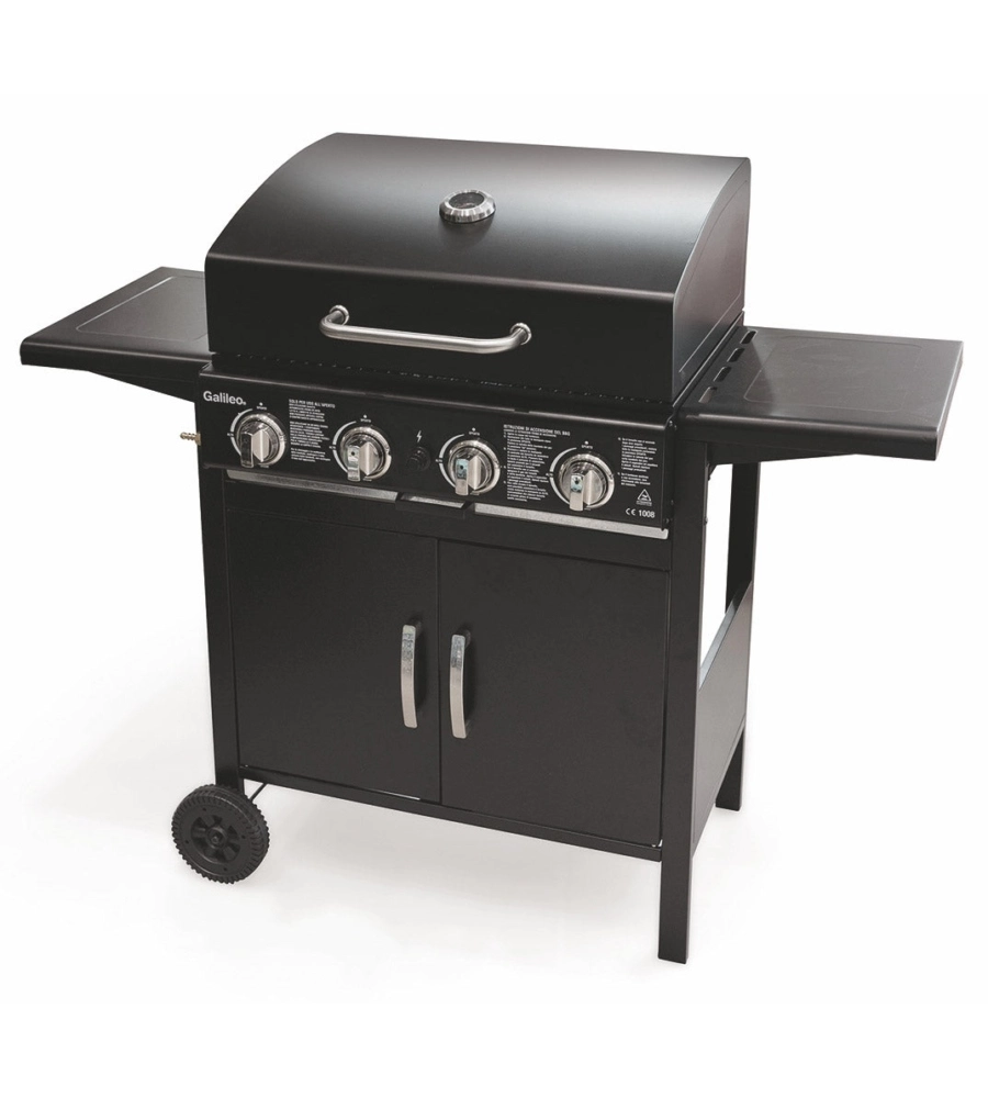 BARBECUE A GAS GALILEO 4 BRUCIATORI 12KW