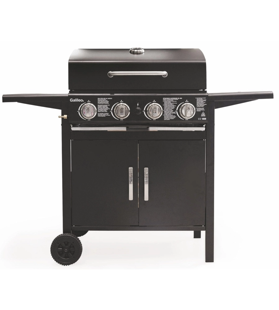 BARBECUE A GAS GALILEO 4 BRUCIATORI 12KW