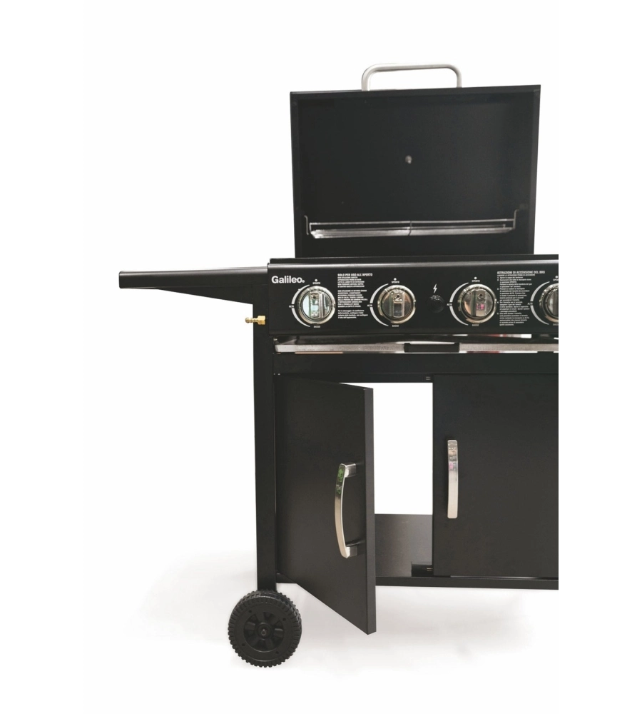 BARBECUE A GAS GALILEO 4 BRUCIATORI 12KW