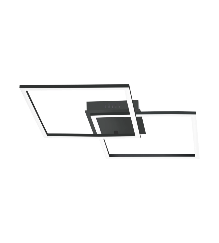 PLAFONIERA LED DA INTERNO EGLO "PALMAVES" NERO 3000-6500K
