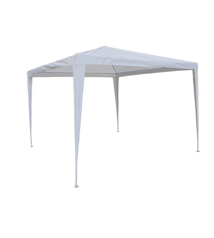 GAZEBO DA ESTERNO EUROGARDEN IN ACCIAIO BIANCO 3X3 M