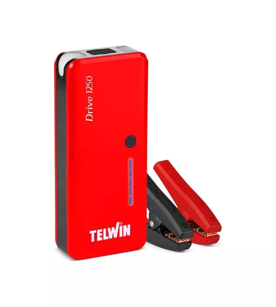 AVVIATORE BOOSTER PORTATILE DRIVE 1250 TELWIN PER AUTO E MOTO