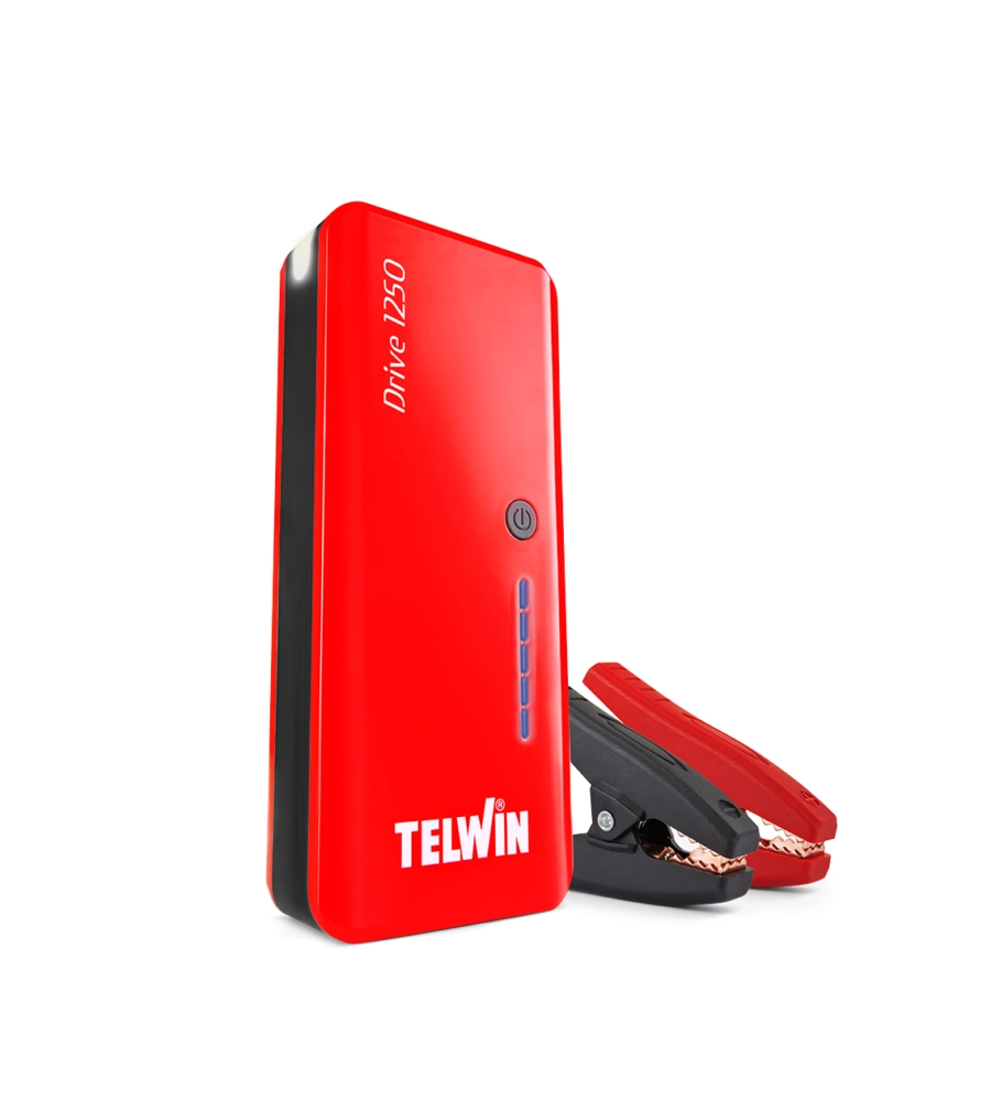 AVVIATORE BOOSTER PORTATILE DRIVE 1250 TELWIN PER AUTO E MOTO