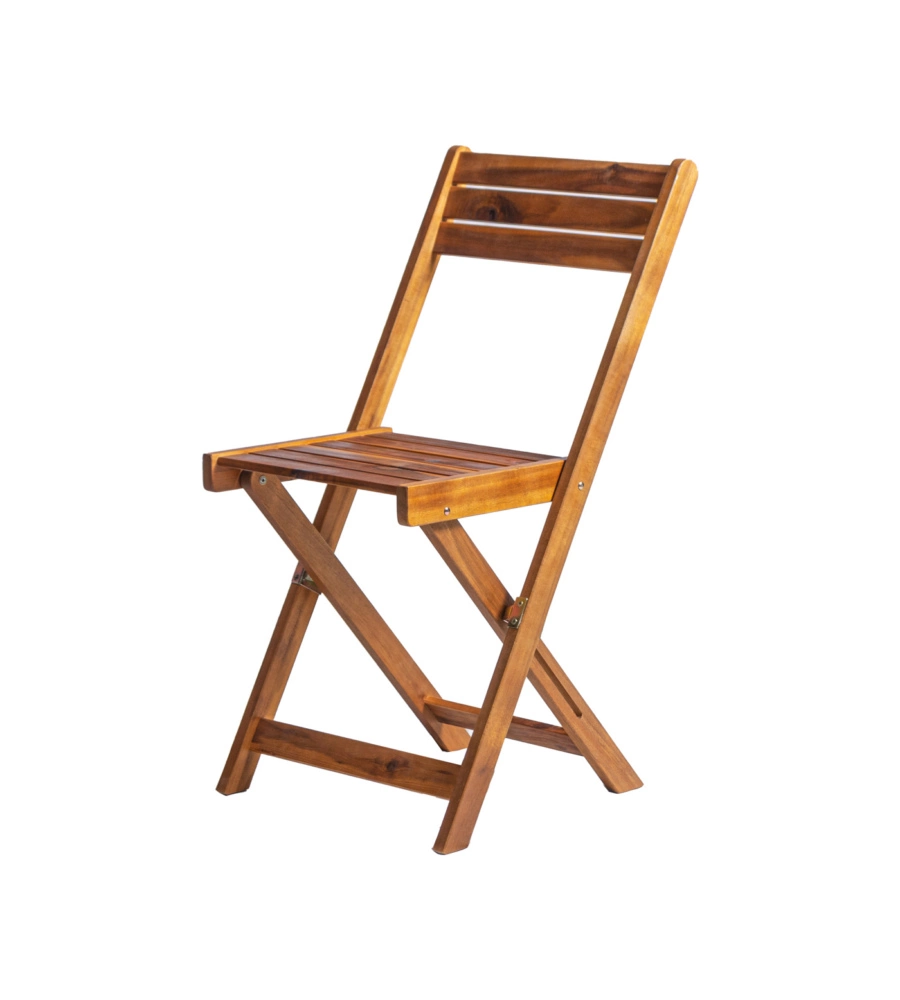 SET DA GIARDINO PIEGHEVOLE EUROGARDEN "VITTORIA" IN LEGNO DI ACACIA 4 SEDUTE E TAVOLO