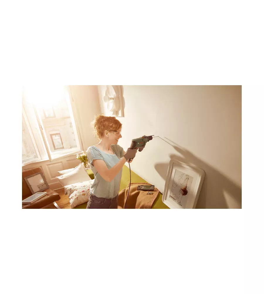 KIT VALIGETTA TRAPANO BATTENTE ELETTRICO BOSCH "EASY IMPACT" 600 W