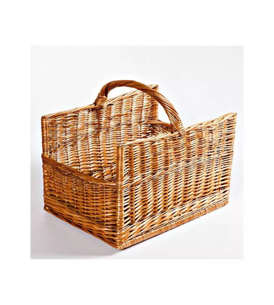 CESTA LEGNA IN VIMINI ASIAGO 50 CM